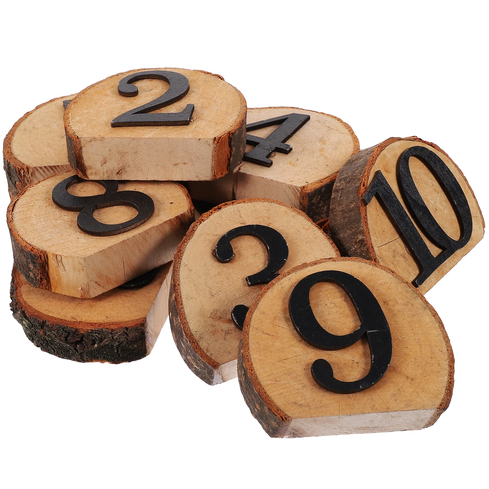 

Wood Seats Signs Restaurant Table Numbers Festival Reception Decors Wedding Centerpieces Birthday Tables