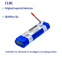 14 8v 2600mah 18650 rechargeable battery for ilife v3s pro v50 v5s pro v8s x750 roboter staubsauger batterie