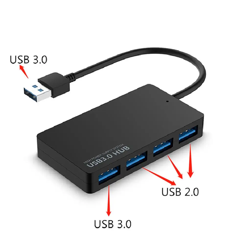 Высокоскоростной Usb-разветвитель 3 0 мульти-Usb-разветвитель 4-портовый