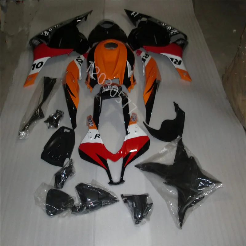 

Черные, оранжевые, белые мотоциклетные Обтекатели для CBR600RR F5 2009 CBR600RR F5 09 12, набор для литья под давлением кузова, окрашенные полные детали