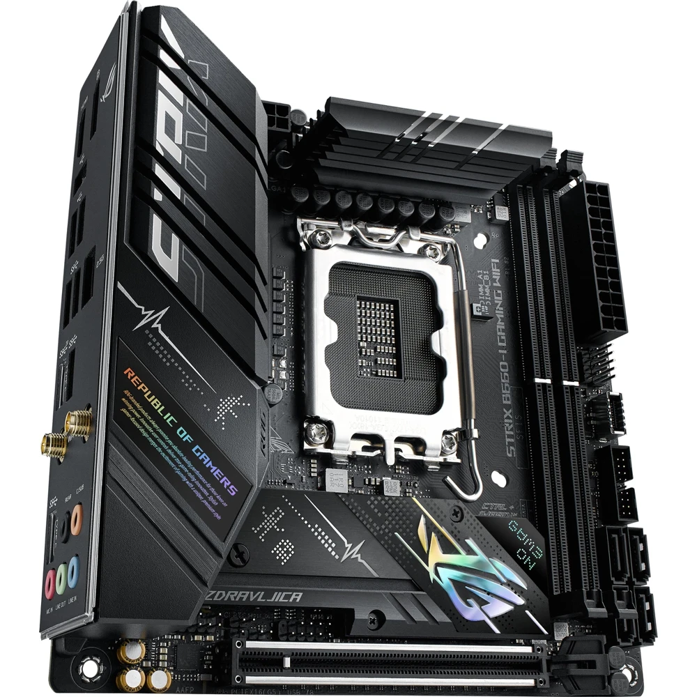 Материнская плата ASUS ROG STRIX B660-I GAMING WIFI LGA 1700 Intel B660 mini-ITX Ret |