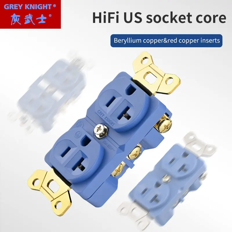 GreyKnight лихорадочный класс Без припоя медная розетка американского стандарта