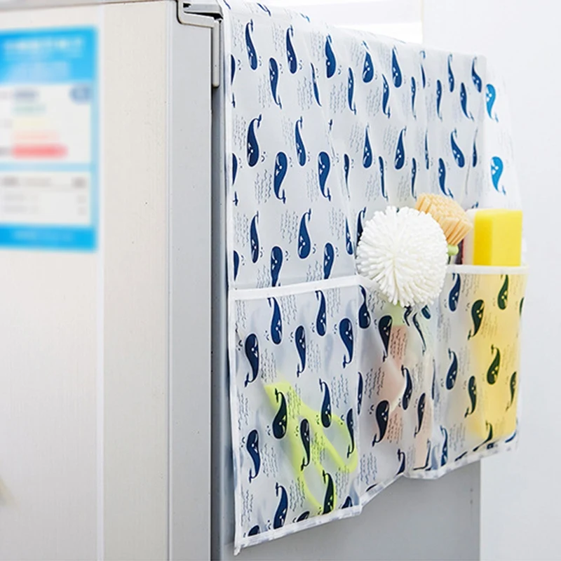

Waterproof Refrigerator Pocket Covers Dust Dust Proof Washing Machine Cover Shrinkable Elastic Belt Easy To Wipe Moisture-proof