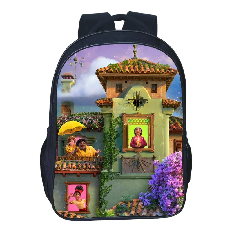 16inch Disney Encanto Printed Schoolbag Girls Elementary Backpack Children Comfortable Wear-resistant Cartoon Mirabel Mochilas | Багаж и