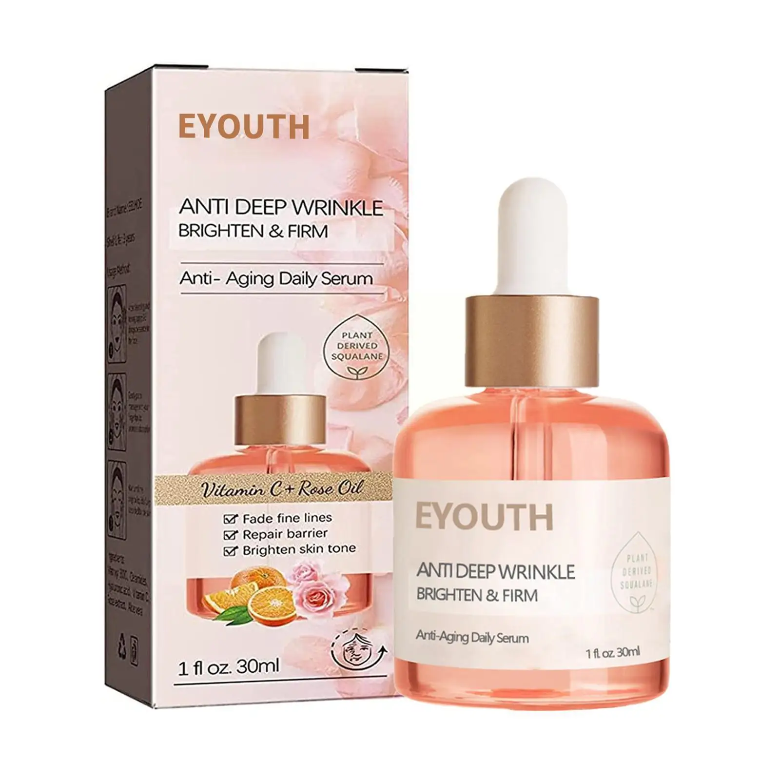 

Гиалуронат VC Rose масляная Сыворотка для морщин лифтинг подтягивающий коллаген омолаживающий анти-Восстанавливающий тонкие эссенции для по...