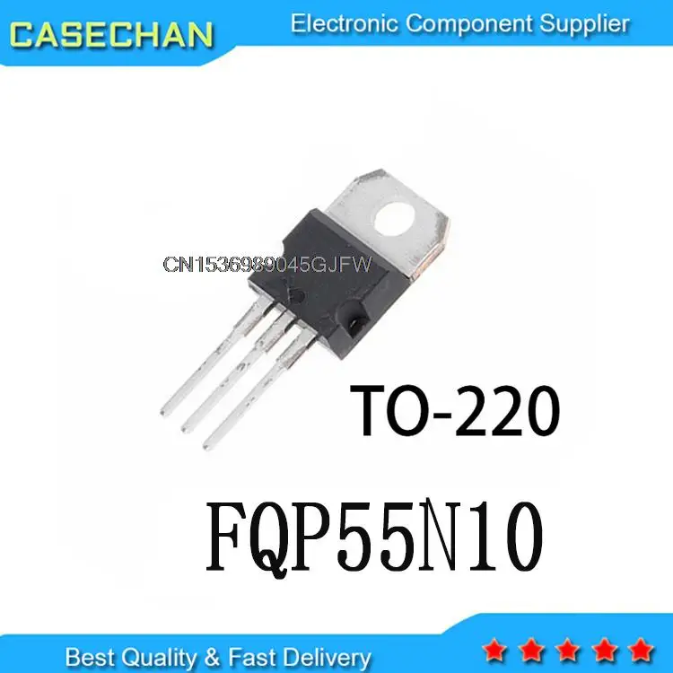 

10 шт. новые и оригинальные 55N10 TO-220 FQP55N10