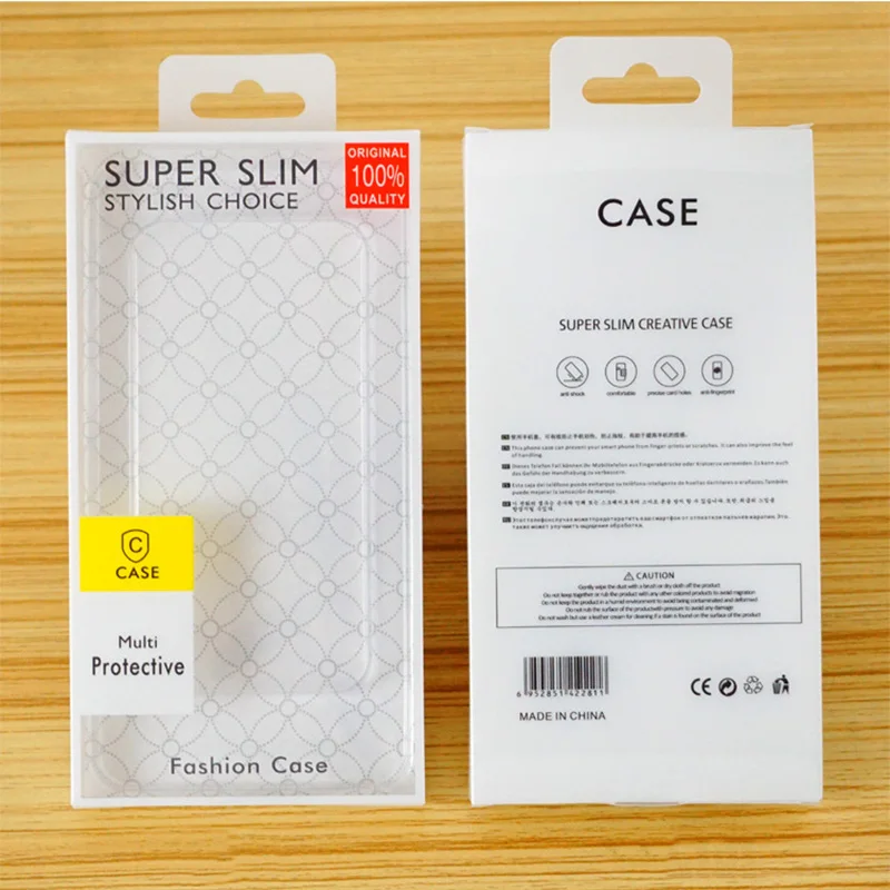100pcs/lot Blister PVC Plastic Clear Retail Packaging Package Box for iPhone13 12 11 X XR 7 8 Plus Clear Mobile Phone Case Cover enlarge
