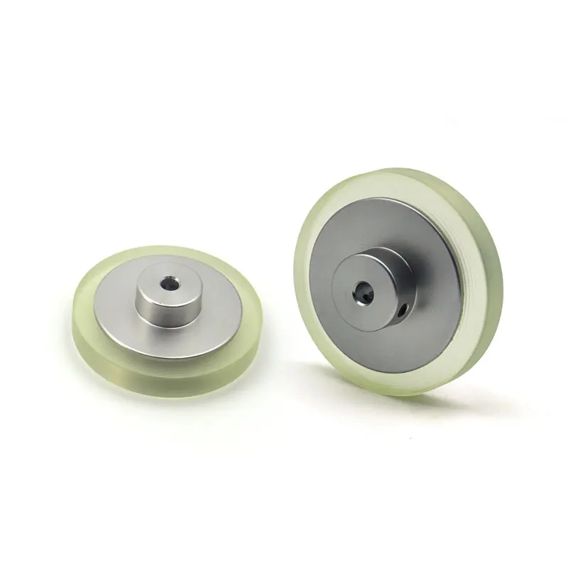 Полиуретановое металлическое колесо синхронной длины счетчика энкодера, расстояние подсчета, диаметр резины, 200 мм φ6 мм 8 мм 10 мм