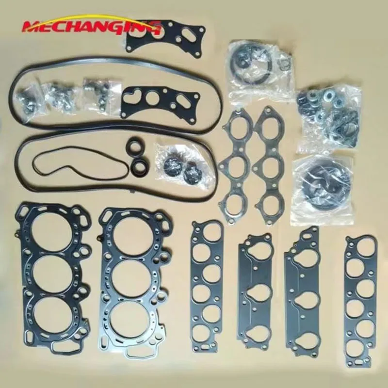 

J35A J35A4 для HONDA shut( RA) ODYSSEY (RB _) 3,5 PILOT V6 MR-V V6, металлические детали двигателя, полный комплект прокладок двигателя 50181100