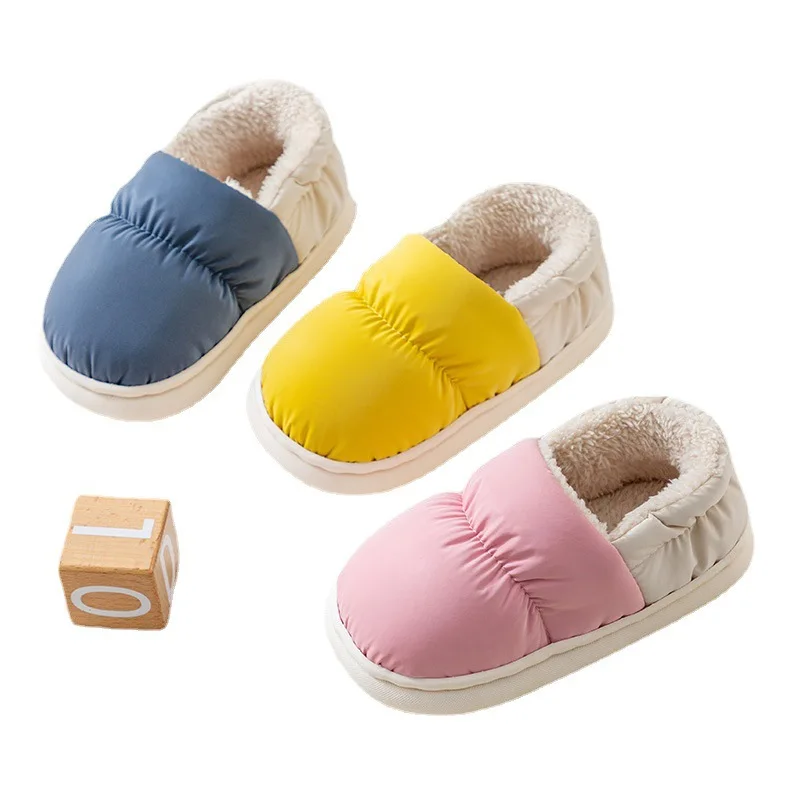 

2022 Children's slippers Winter home children's cotton slippers