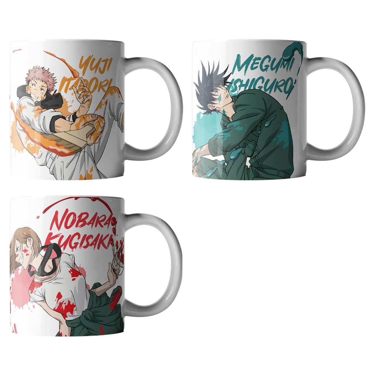 Игра юютсу Kaisen Itadori Yuji Fushiguro Megumi кугисаки нобара Косплей каракули кружки водяные