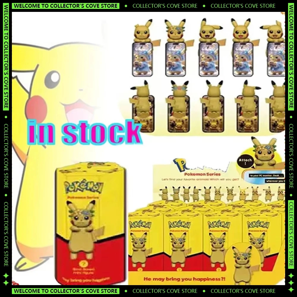 Пикачу Сонни Ангел Слепая Коробка Покемон Вечеринка Аниме Фигурки Таинственная