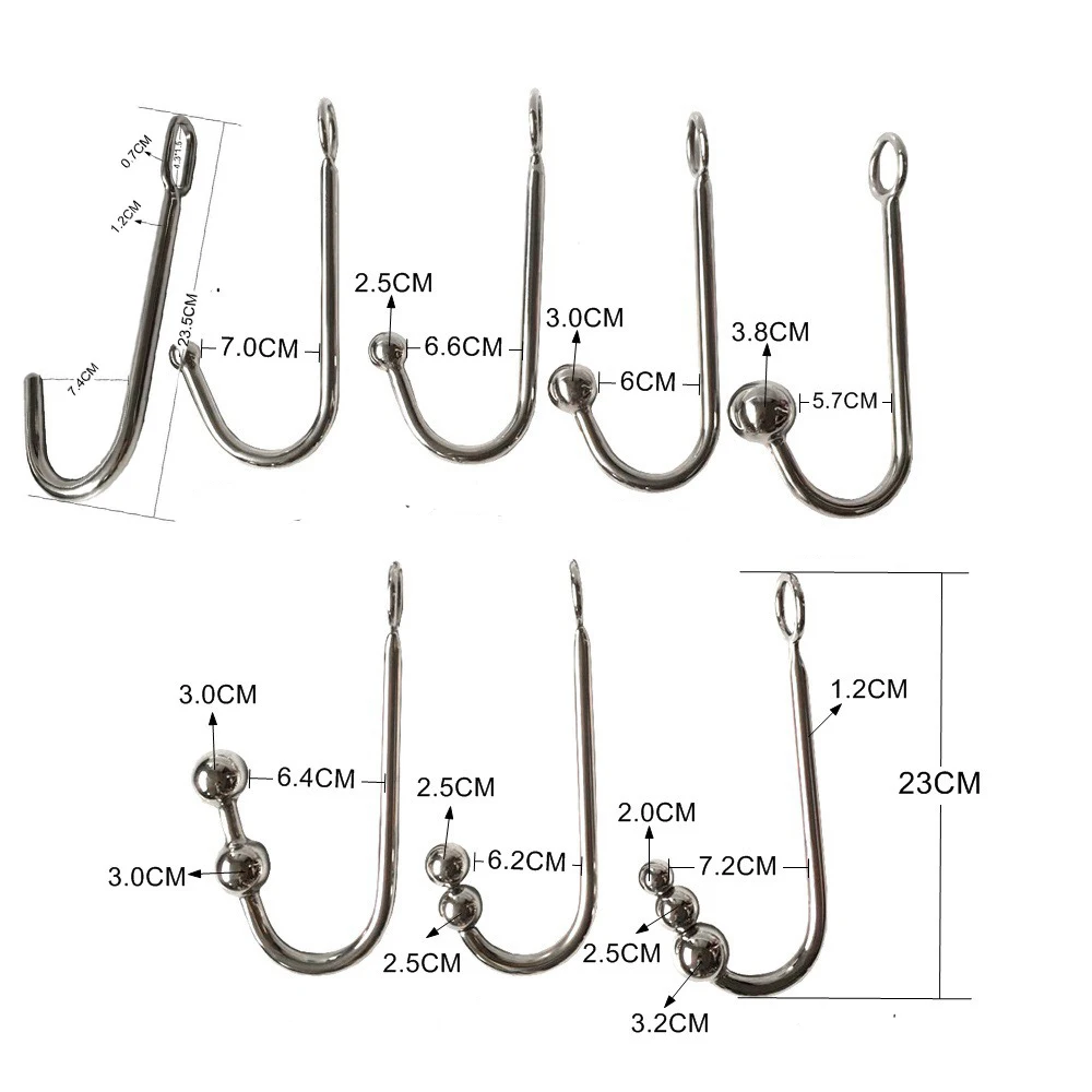 

Анальный Вагинальный крючок из нержавеющей стали, секс-игрушки для мужчин и женщин, расширитель анального крючка, массажер простаты, устройство верности, Анальный БДСМ, игрушки для геев