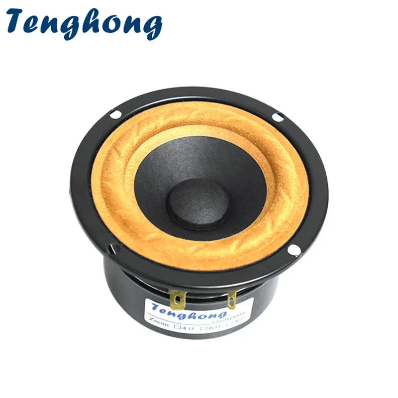 

Tenghong 1pcs 3 Inch HIFI Full Range Audio Speaker 4 Ohm 8 Ohm 20W Home Loudspeaker For Car Modification Bluetooth Speaker