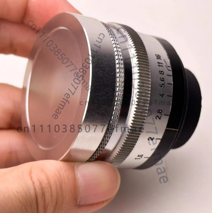 Фото Металлическая крышка объектива из алюминиевого сплава для объектива Voigtlander Prominent Nokton 50/1.5 №4