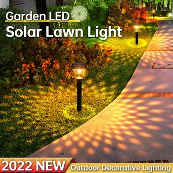 Outdoor Solar Lamp Led Solar Pathway Lights For Garden/landscape/yard/patio/driveway/walkway Garden Lights Waterproof 4
