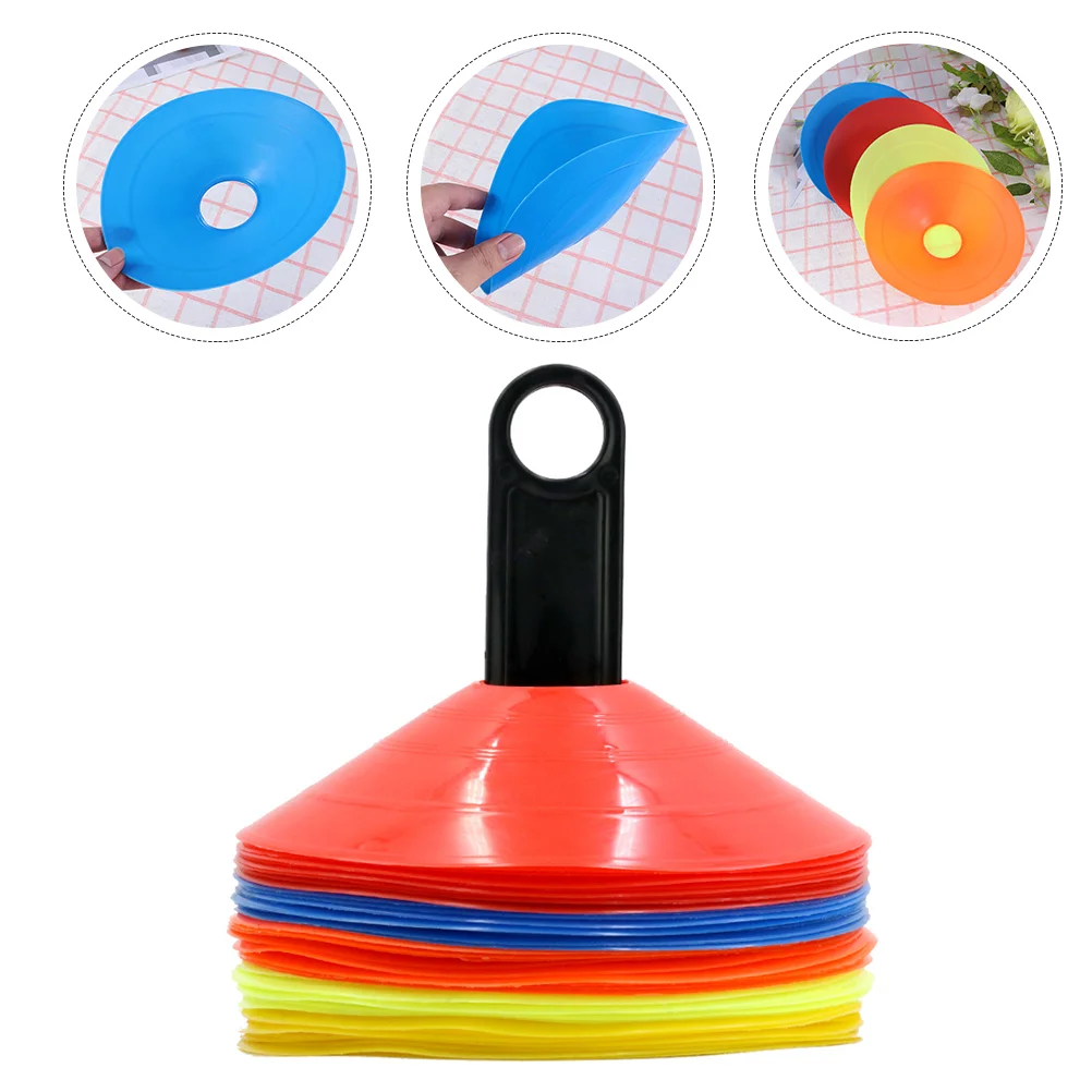 

1 Set Football Training Obstacle Training Football Marker Sign Plates Marker Cones for Training Outdoor Indoor