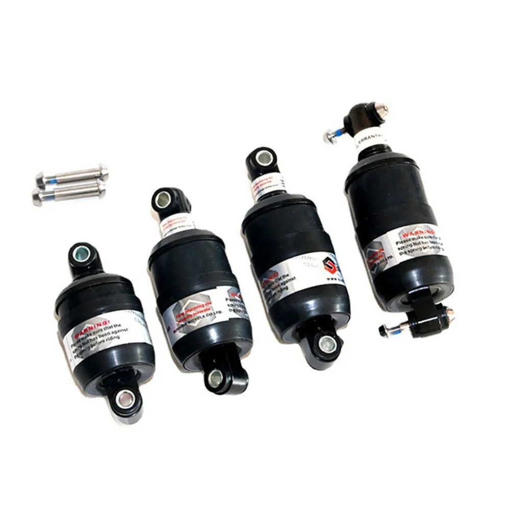 100/125/150/175 мм задняя подвеска для горного велосипеда амортизатор черная Складная