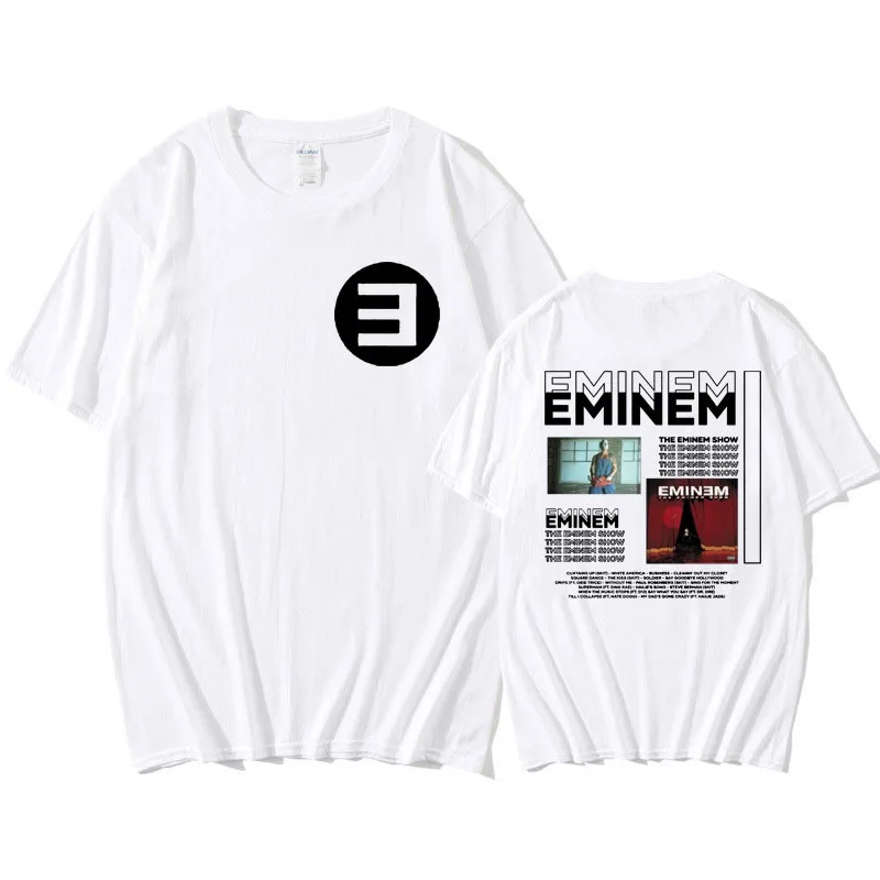 Eminem Black Kamikaze Album T Shirt Men's Women's Clothing Fashion Casual Gothic Hip Hop T-shirt Retro Harajuku Shirts Tops