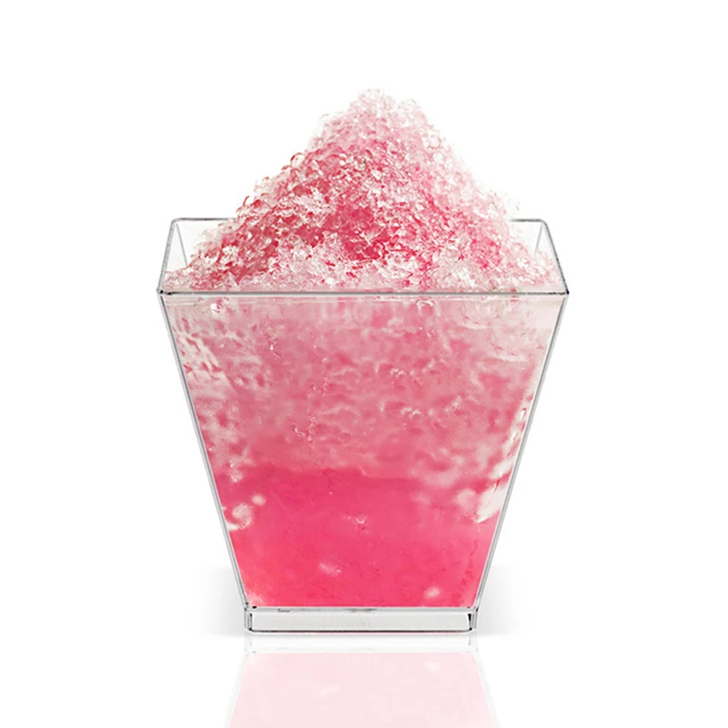 

25pcs/set 60ML Disposable Plastic Dessert Cups DIY Portion Transparent Plastic Ice Cream Cups Home Christmas Party Supplies