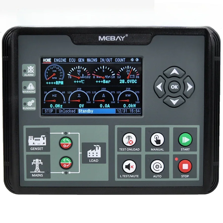 Пульт дистанционного управления генератором ATS AMF DC72D Mebay