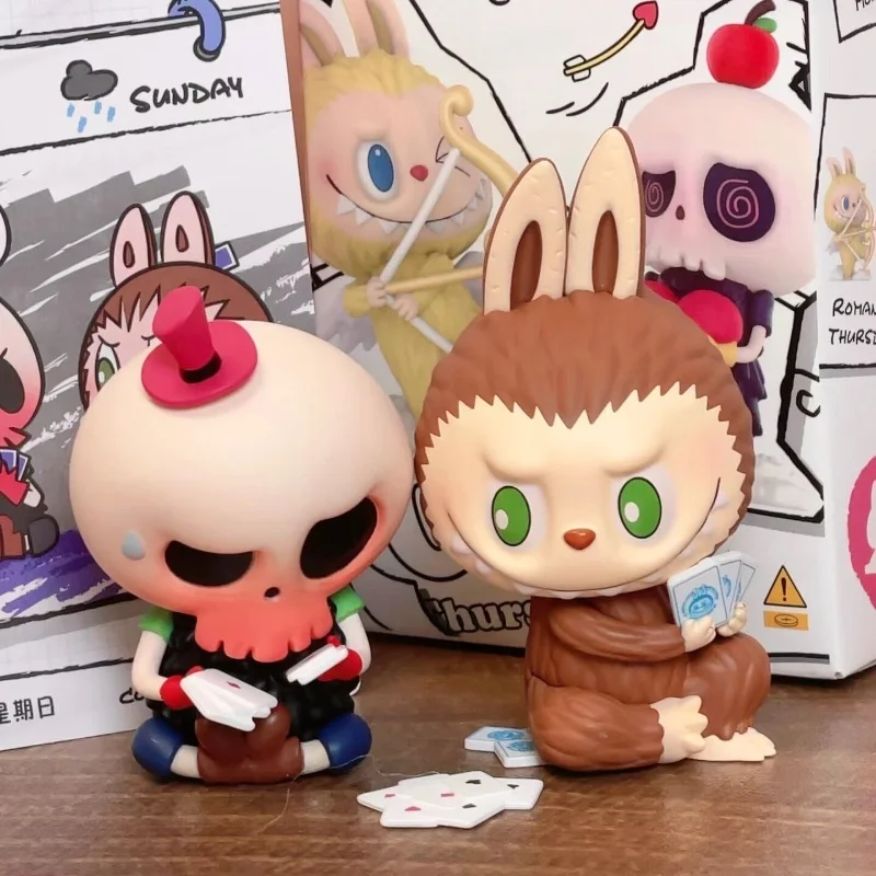 Оригинальная Подлинная Мерцающая игрушка Labubu кавайные монстры дневник серия