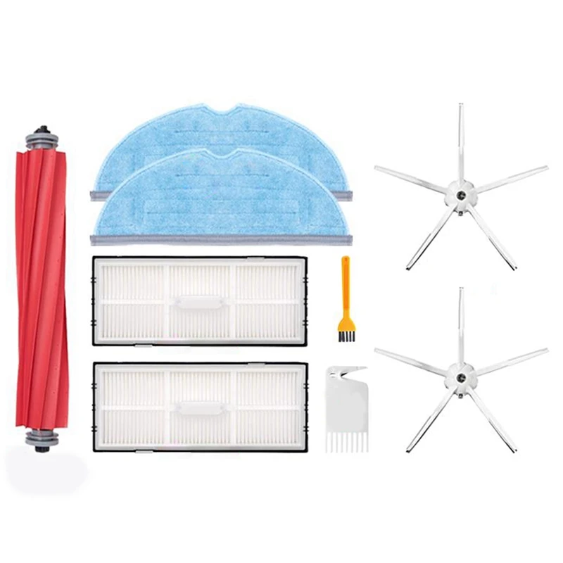 

SEWS-Filter Vibration Mop Cloth For Xiaomi Roborock S7 T7S T7S Plus Cleaner Accessories Brush Dust Bag Spare Parts
