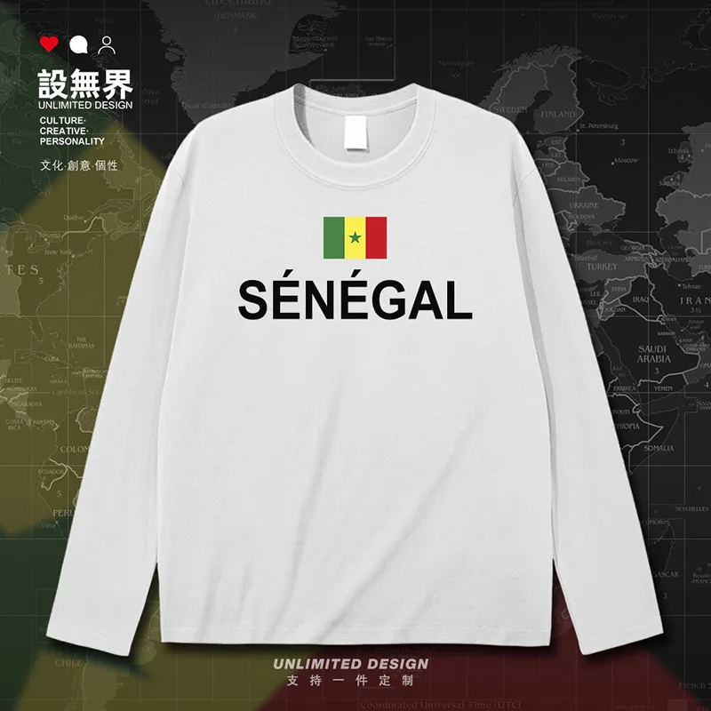 Senegal SEN Африка Сенегальская мужская футболка спортивный костюм с коротким