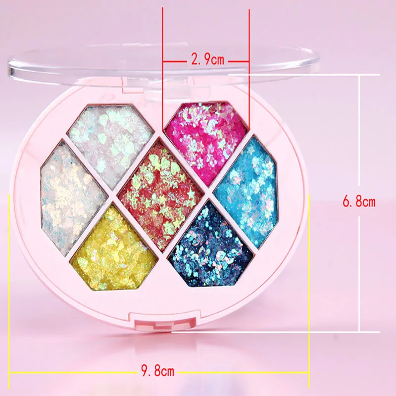 Новинка 7 цветов тени для век девушек перламутровые стойкие красивые милый