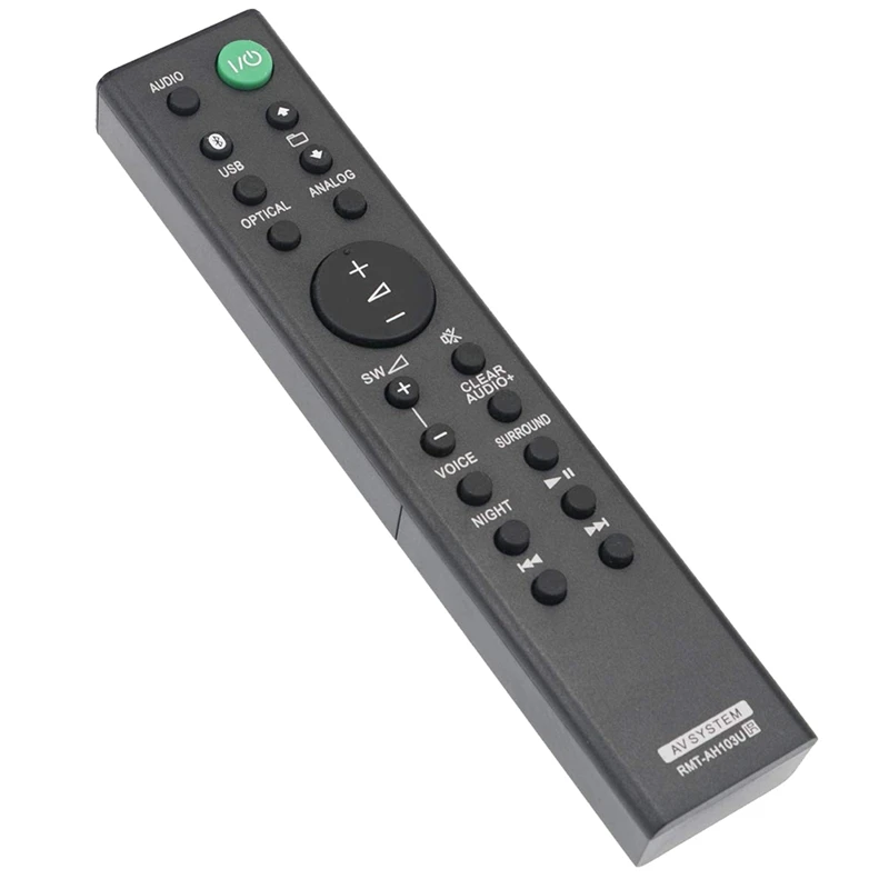 RMT-AH103U пластиковый пульт дистанционного управления для Sony Soundbar HT-CT80 HTCT80 SACT80
