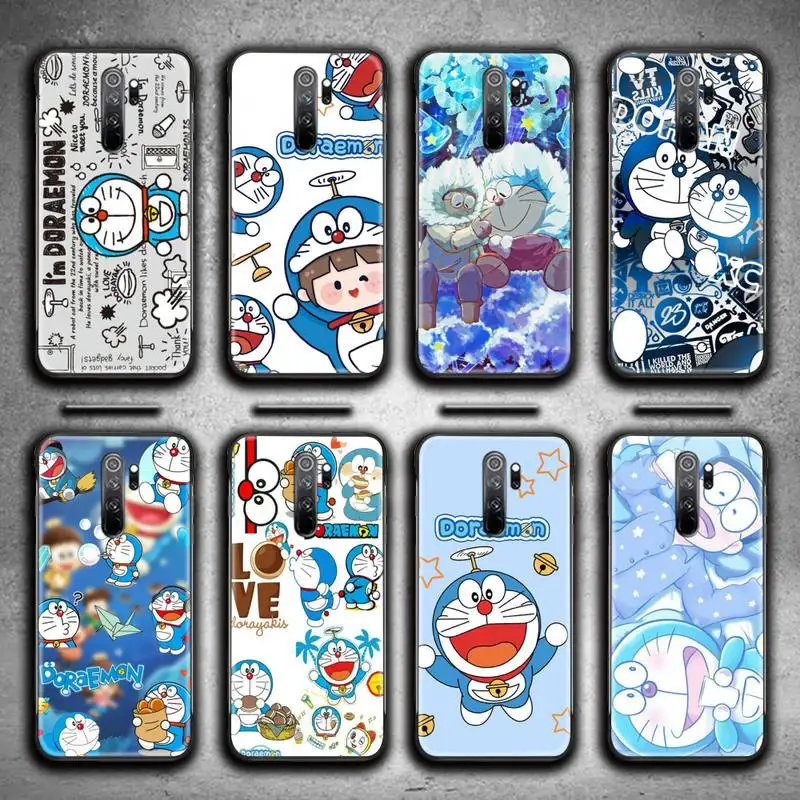 

anime Doraemon Phone Case for Redmi 9A 9 8A Note 11 10 9 8 8T Pro Max K20 K30 K40 Pro