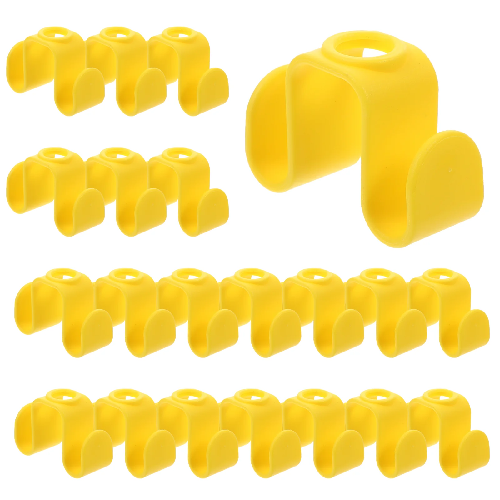 

20pcs Reusable Compact Cabinet Hanger Hooks Clothing Hanger Hooks