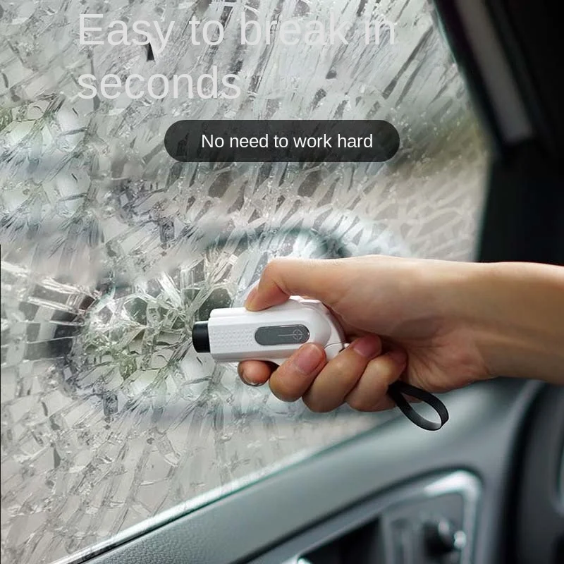 

TRANSMO STORE New Safety Hammer Window Breaker Safety Belt Cutter Tungsten Steel Hammer Breaks The Window In One Second Tool