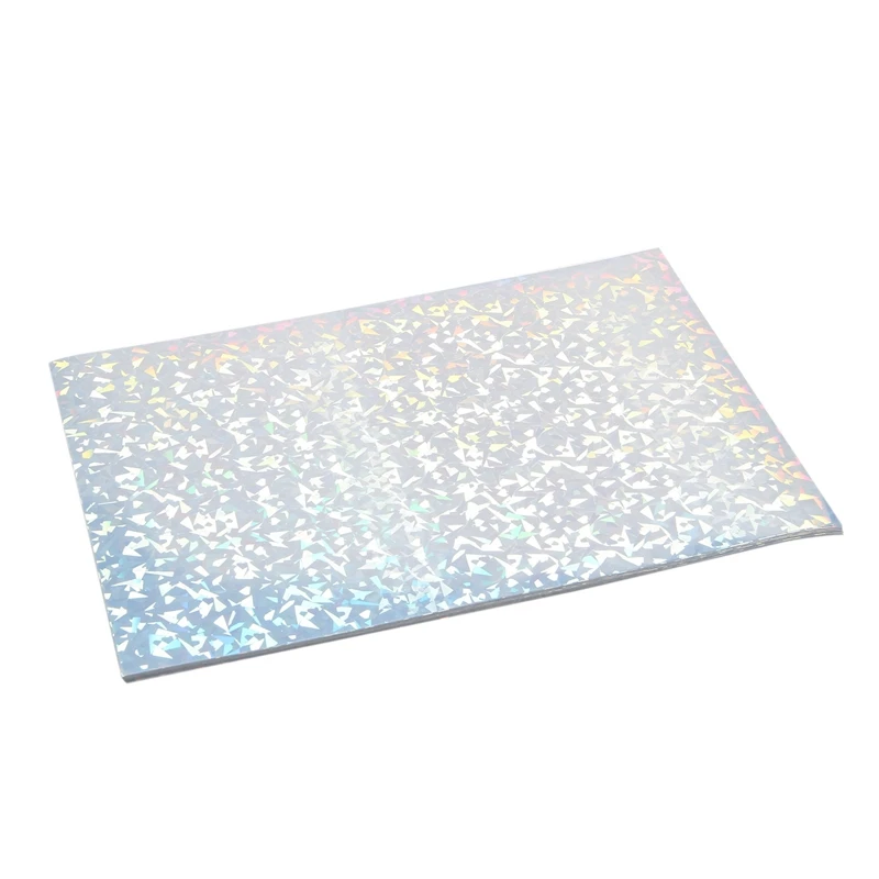 

20Sheets Holographic Sticker Paper Holographic Printable Stickers Vinyl Stickers For Inkjet Printer Cutting Crafts