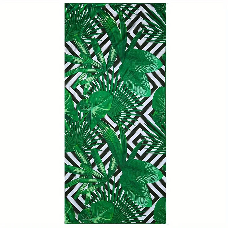

Полотенце из полиэстера с тропическими листьями
