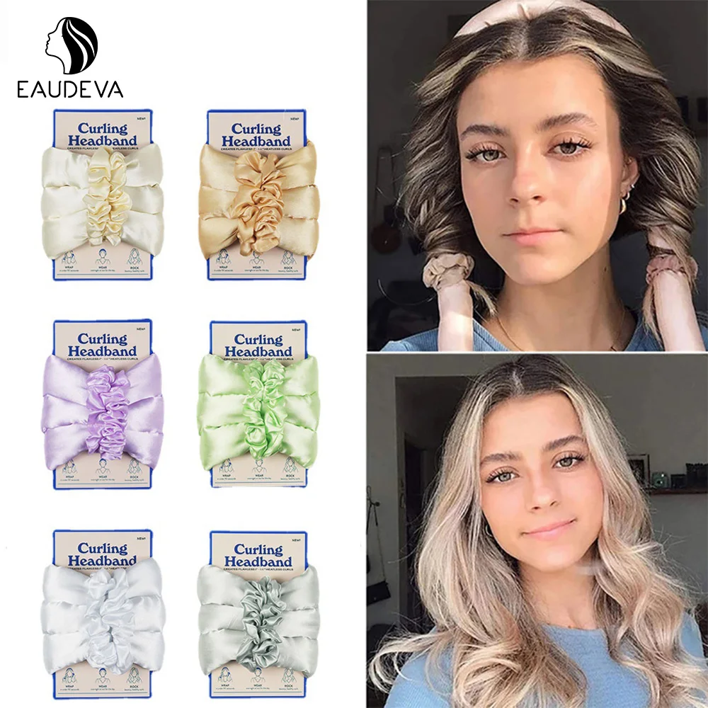 Новинка 2022! Плойка для завивки без нагрева повязка на голову волос тепла