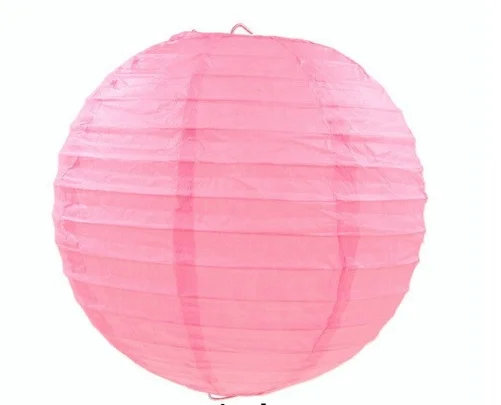 

Праздничное бумажное украшение розового вечерние, украшение в виде японского фонаря, подвесное украшение, 30 см