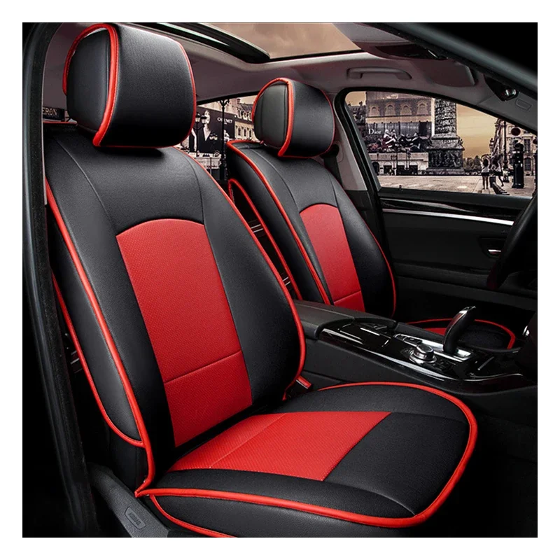 Водонепроницаемые кожаные чехлы на сиденья пикапа полный комплект спортивный