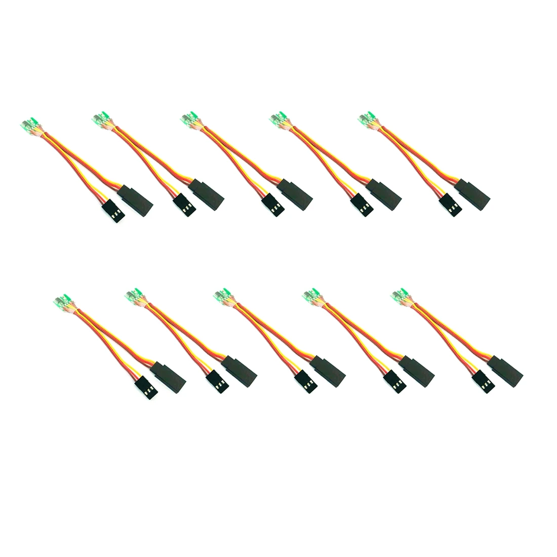 10 шт./партия Универсальный Реверсивный сервосигнал 5-6 в для Rc сервопривода JR Futaba