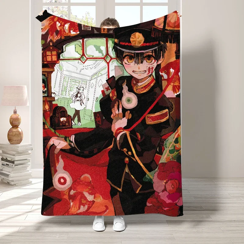 Плюшевое Коралловое Флисовое Одеяло В Стиле Бохо H-hanako Kun Декоративное Из Мягкого