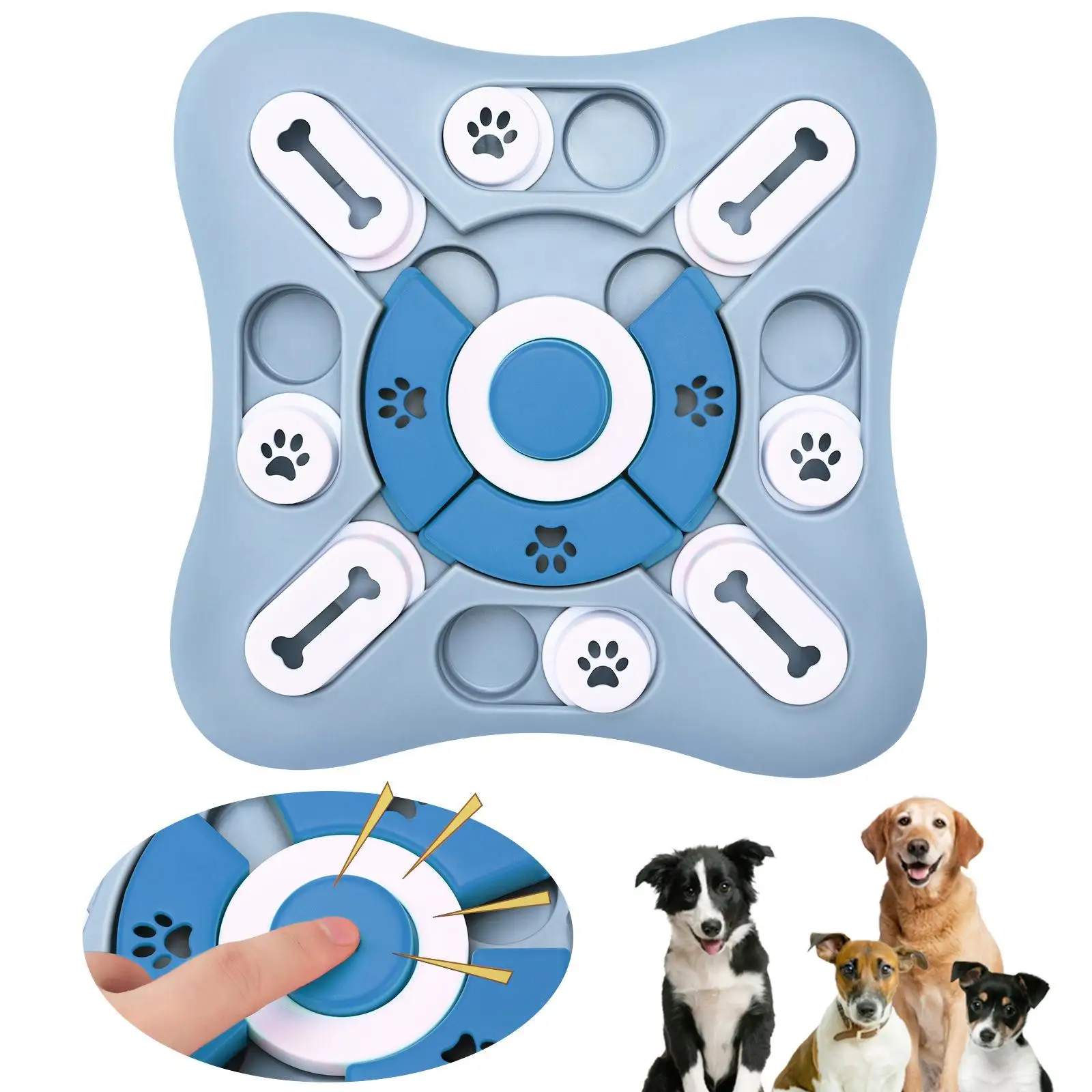 

Interactive Dog Toys to increase puppy IQ exercise equipment does not slide bowl slow food leakage can be a sound pet toys dog