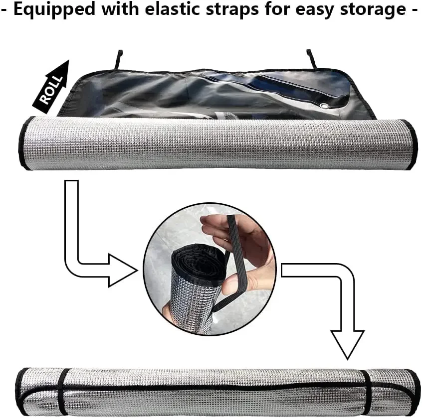 Солнцезащитный козырек для автомобиля от солнца на лобовое стекло защиты