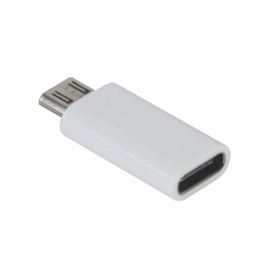 Адаптер для передачи данных с USB Type-C на Micro черный белый 2019 | Мобильные телефоны и