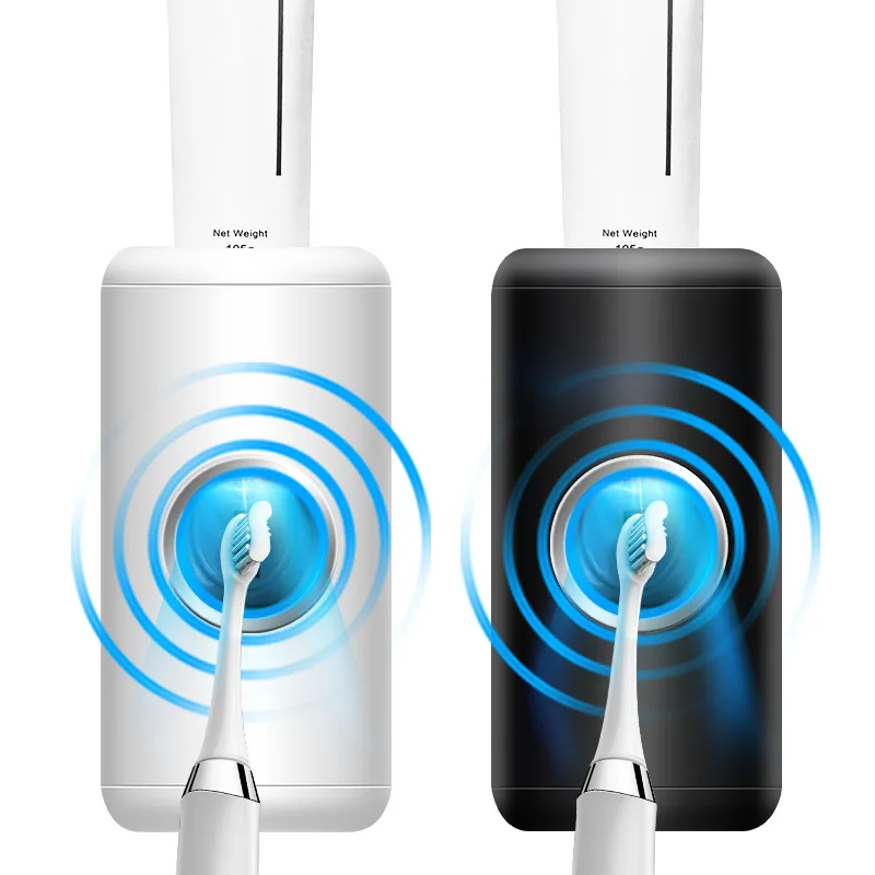 

Automatic Toothpaste Squeezer Set, Electric Ultraviolet Disinfection Toothbrush, Wall-mounted Non-punch Toothpaste Dispenser