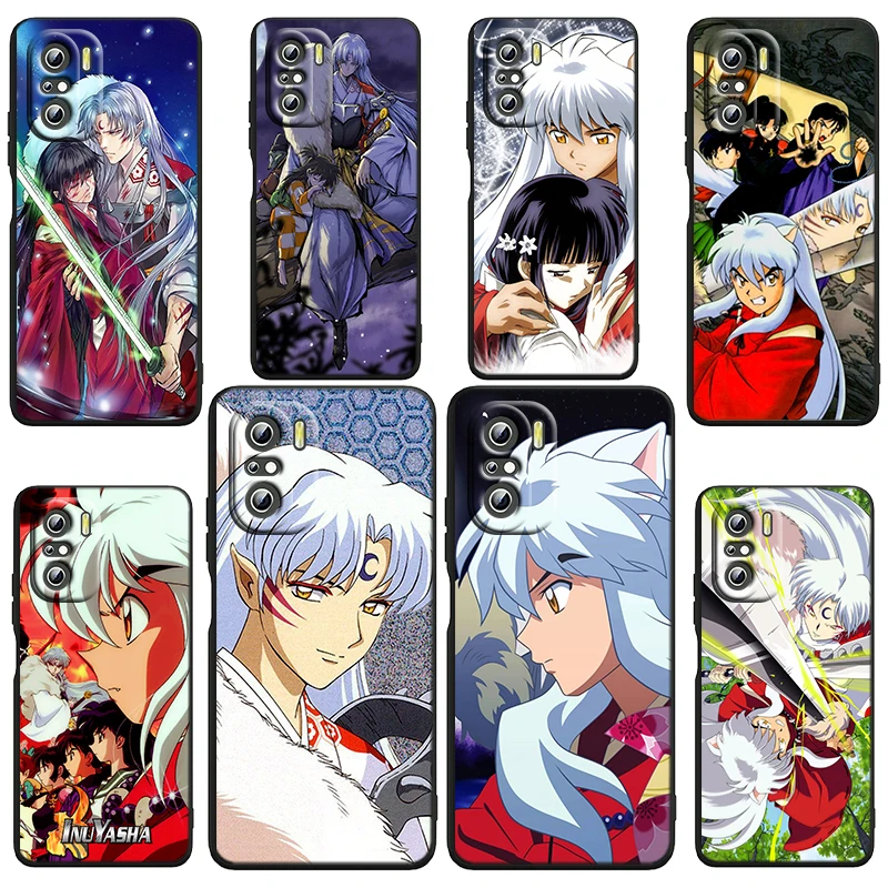 

Popular Anime Inuyasha Sesshomaru For Xiaomi Redmi Note 12 Turbo 11E 11S 11 11T 10 10S 9 9T 9S Pro Plus 5G Black Phone Case