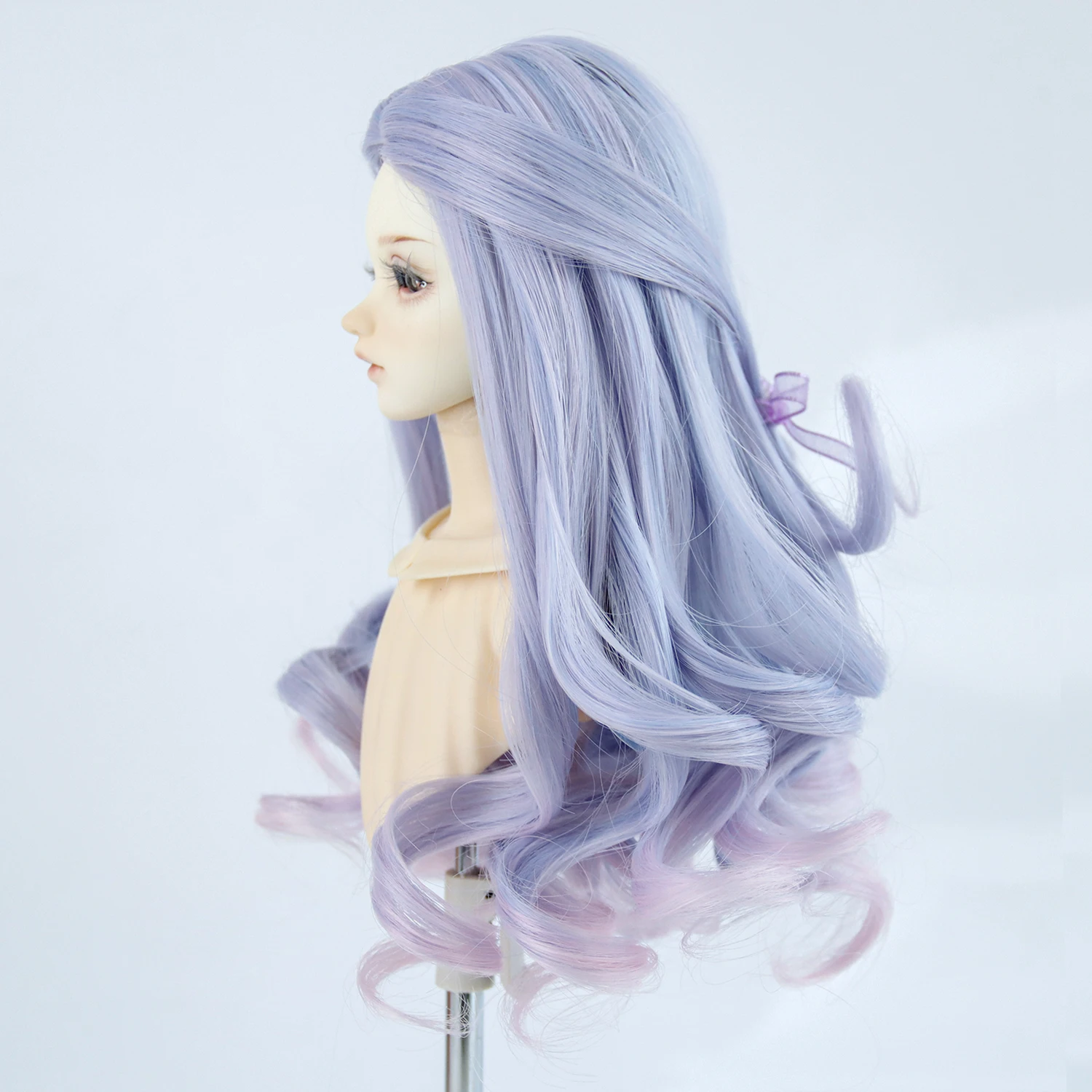 Парики для кукол 1/4 7-8 дюймов длинные волосы высокотемпературный шелк BJD/ SD/Smart