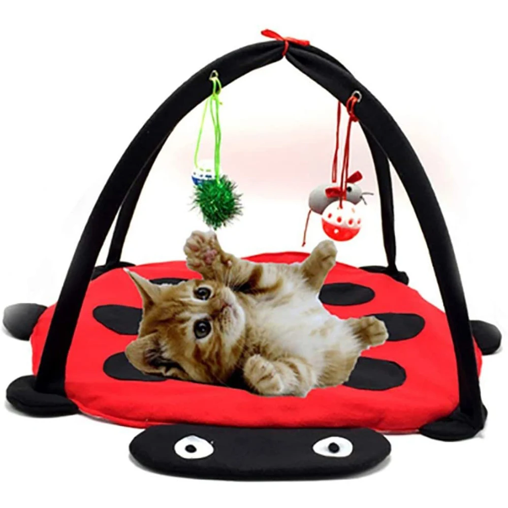 Игрушки для кошек портативный складной котенок гамак-палатка искусственная