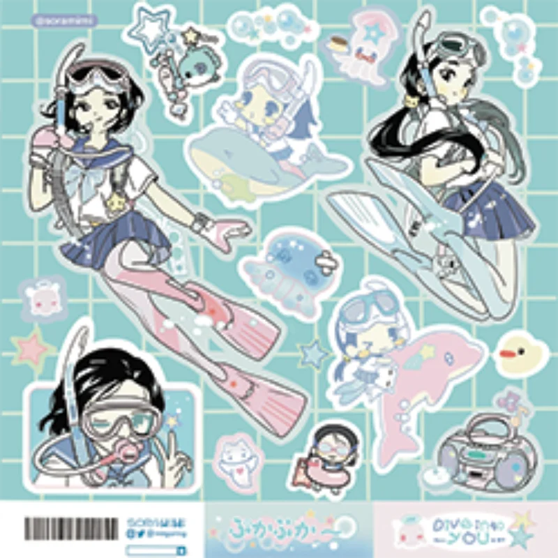 

Наклейки Guka в японском и корейском стиле