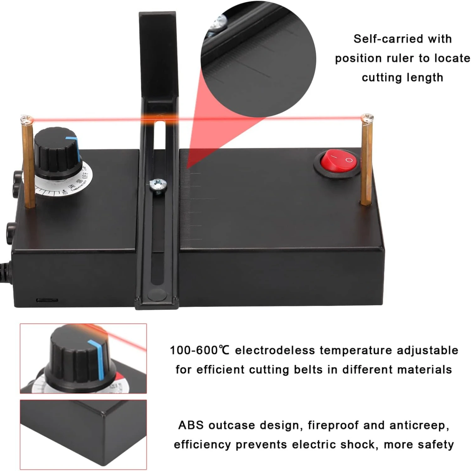 Efficient and precise hot ribbon cutter machine - Perfect crafting tool for DIY projects ideal creating flawless cuts on cr