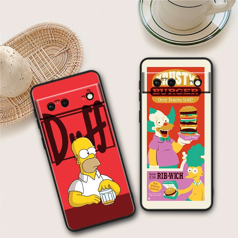 Симпатичные художественные чехлы Disney для Google Pixel 9 8 7A 7 6A 6 5A 5 5XL 4A 4XL